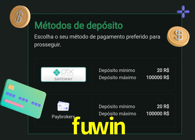 O cassino fuwin oferece uma grande variedade de métodos de pagamento